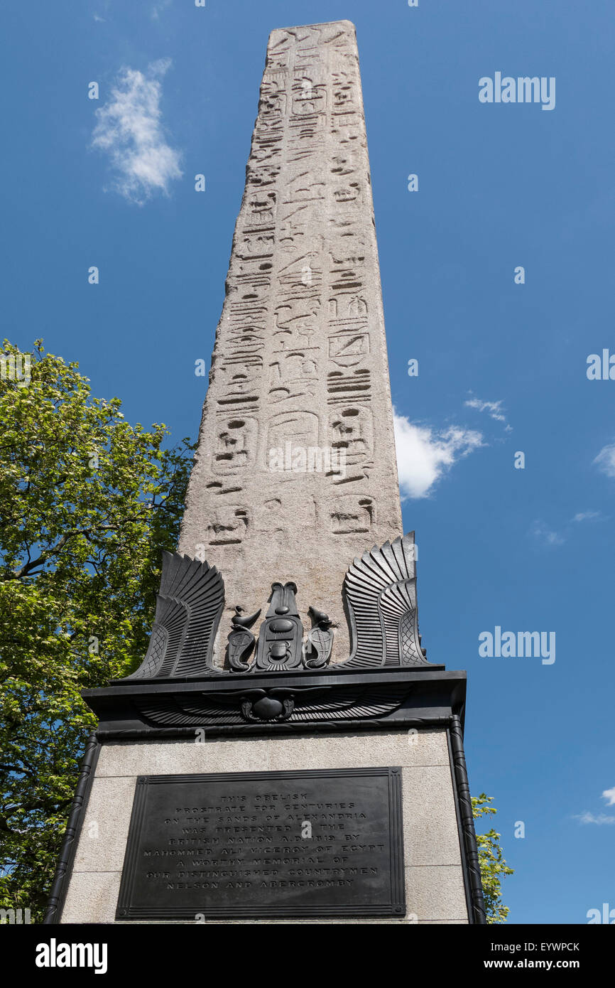 Cleopatra's Needle, Victoria Embankment, London, Angleterre, Royaume-Uni, Europe Banque D'Images