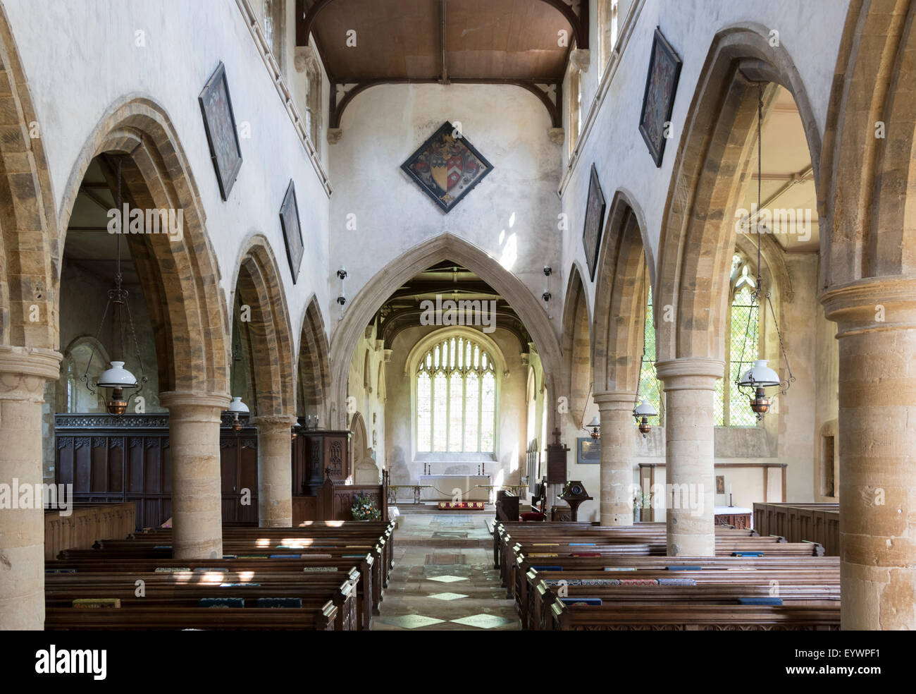 Église St. Michaels, Chadlington, Oxfordshire, Angleterre, Royaume-Uni, Europe Banque D'Images