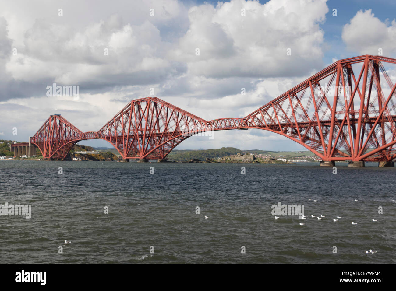 Le Forth Rail Bridge, UNESCO World Heritage Site, Firth of Forth, Ecosse, Royaume-Uni, Europe Banque D'Images