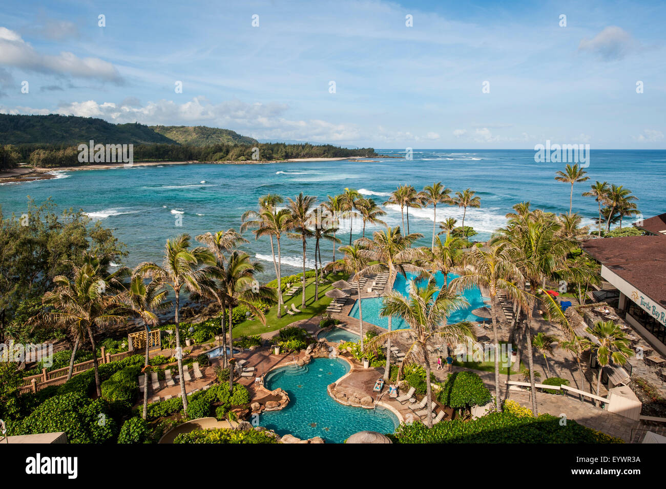 Turtle Bay Resort, North Shore, Oahu, Hawaii, United States of America, Pacifique Banque D'Images