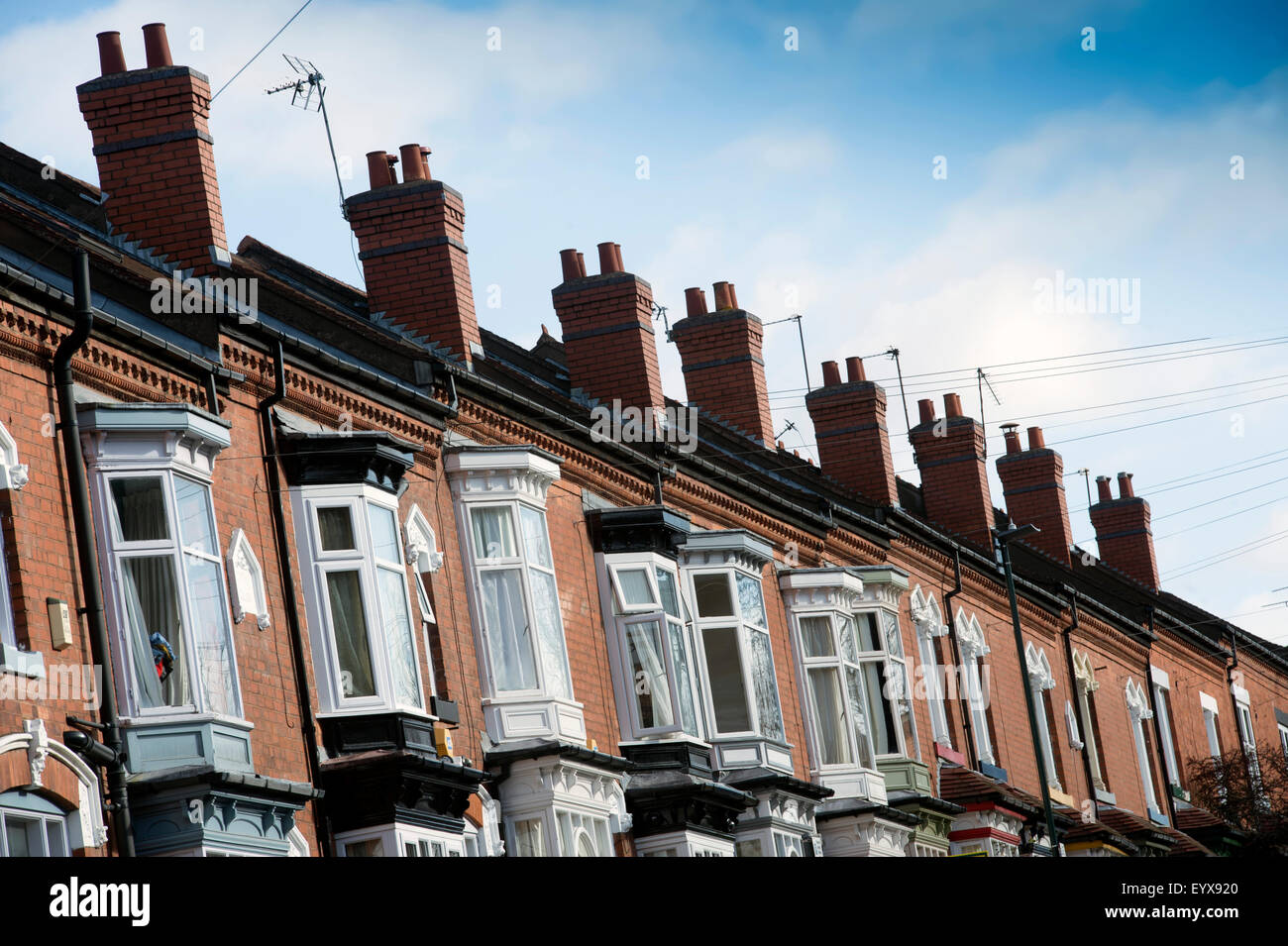 King Edward Road à Moseley qui est présenté dans la section urbaine de "Best Places to Live' (1 Mar 2015). Banque D'Images