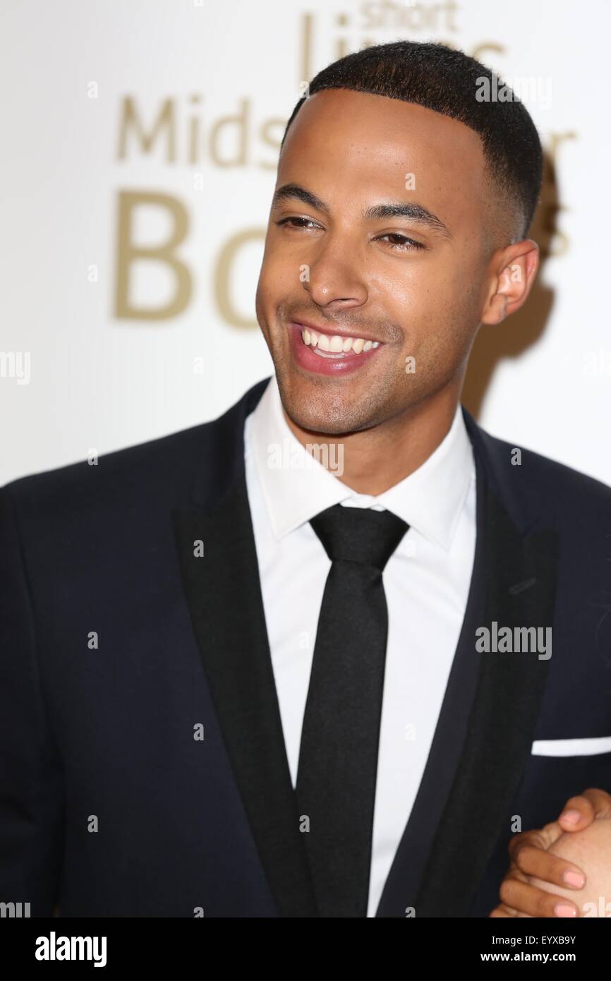 Tapis rouge à l'ensemble des arrivées de courtes vies Midsummer Ball 2015 à Banqueting House, Whitehall, Londres comprend : Marvin Humes Où : London, Royaume-Uni Quand : 03 juin 2015 C Banque D'Images