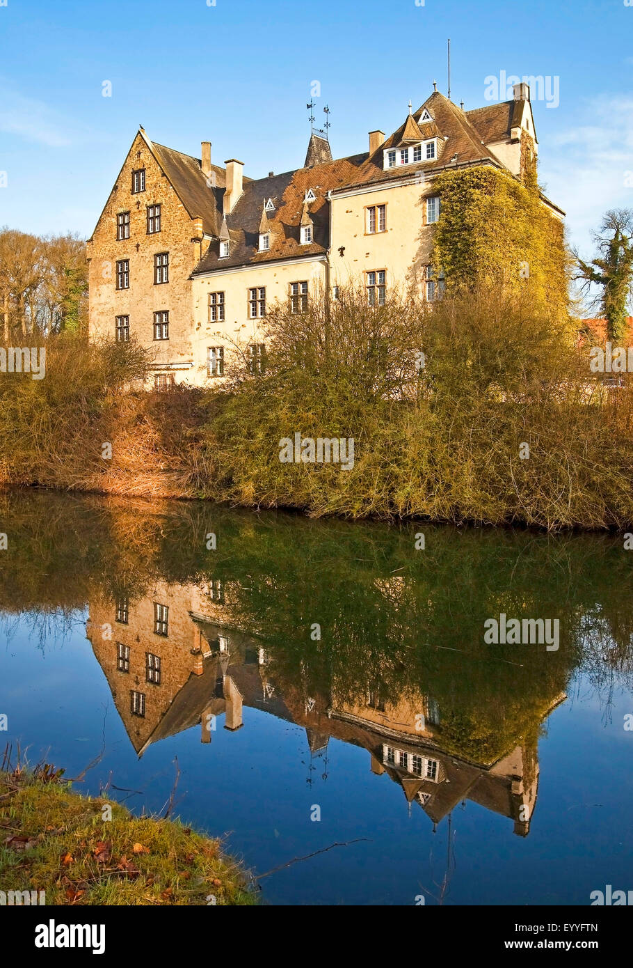 Hoellinghofen Château, Allemagne, Nordrhein-Westfalen, Arnsberg Sauerland, Banque D'Images