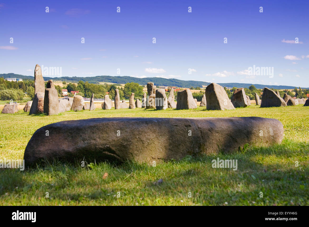 Des blocs de granit nommé Grosse Basilique, l'Autriche, Basse Autriche, Waldviertel, Waidhofen an der Thaya Banque D'Images