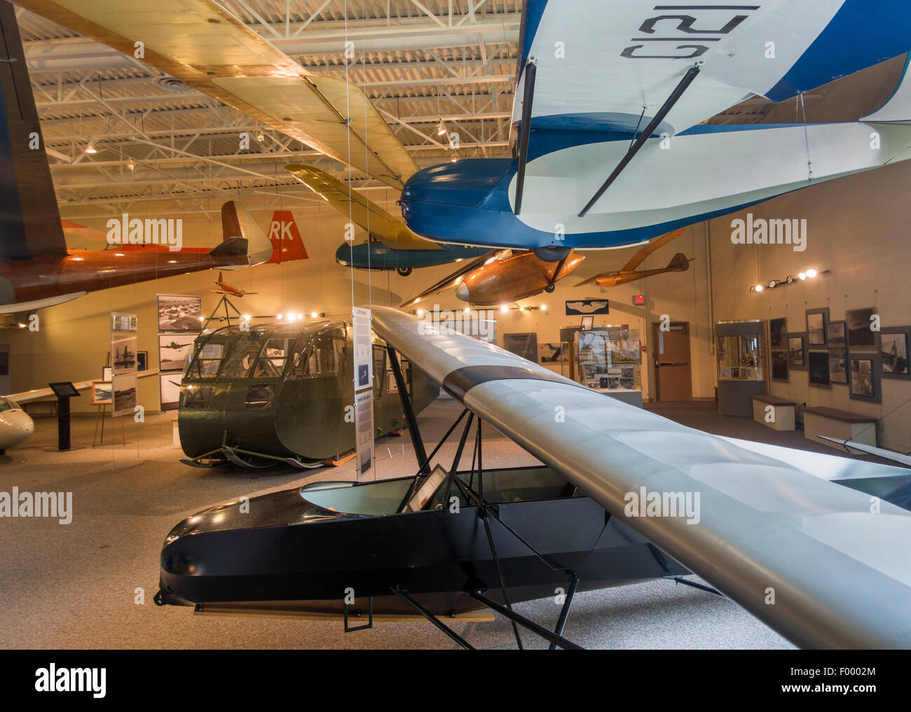 Musée national de planeur à Elmira New York Banque D'Images