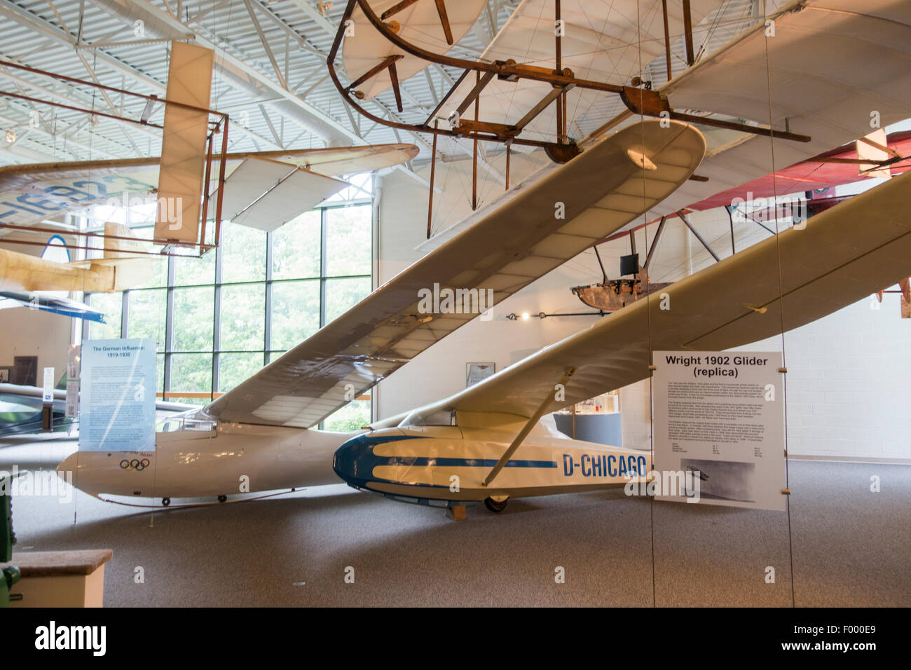 Musée national de planeur à Elmira New York Banque D'Images