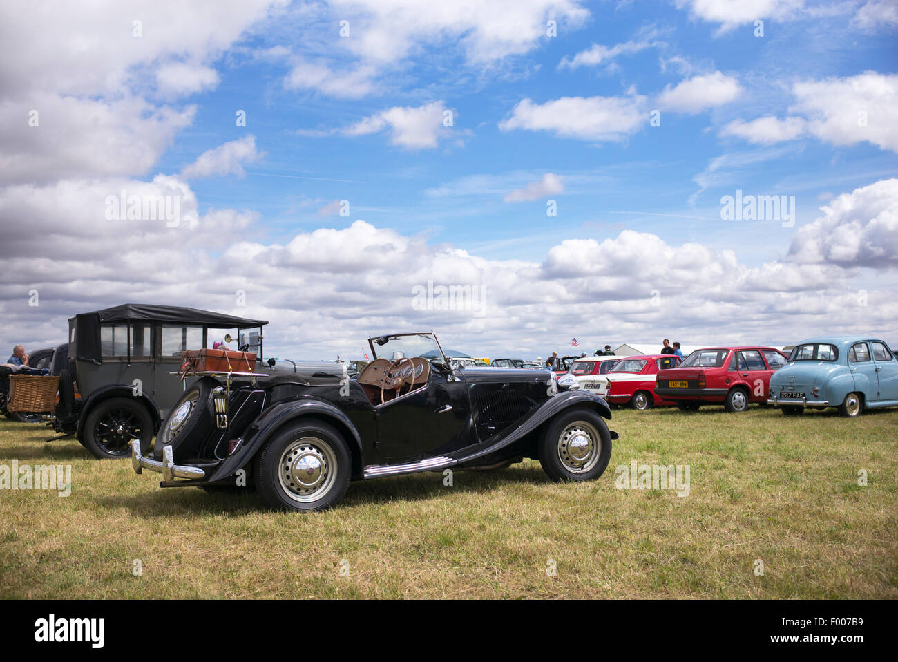 Morgan à un salon de voitures. L'Angleterre Banque D'Images