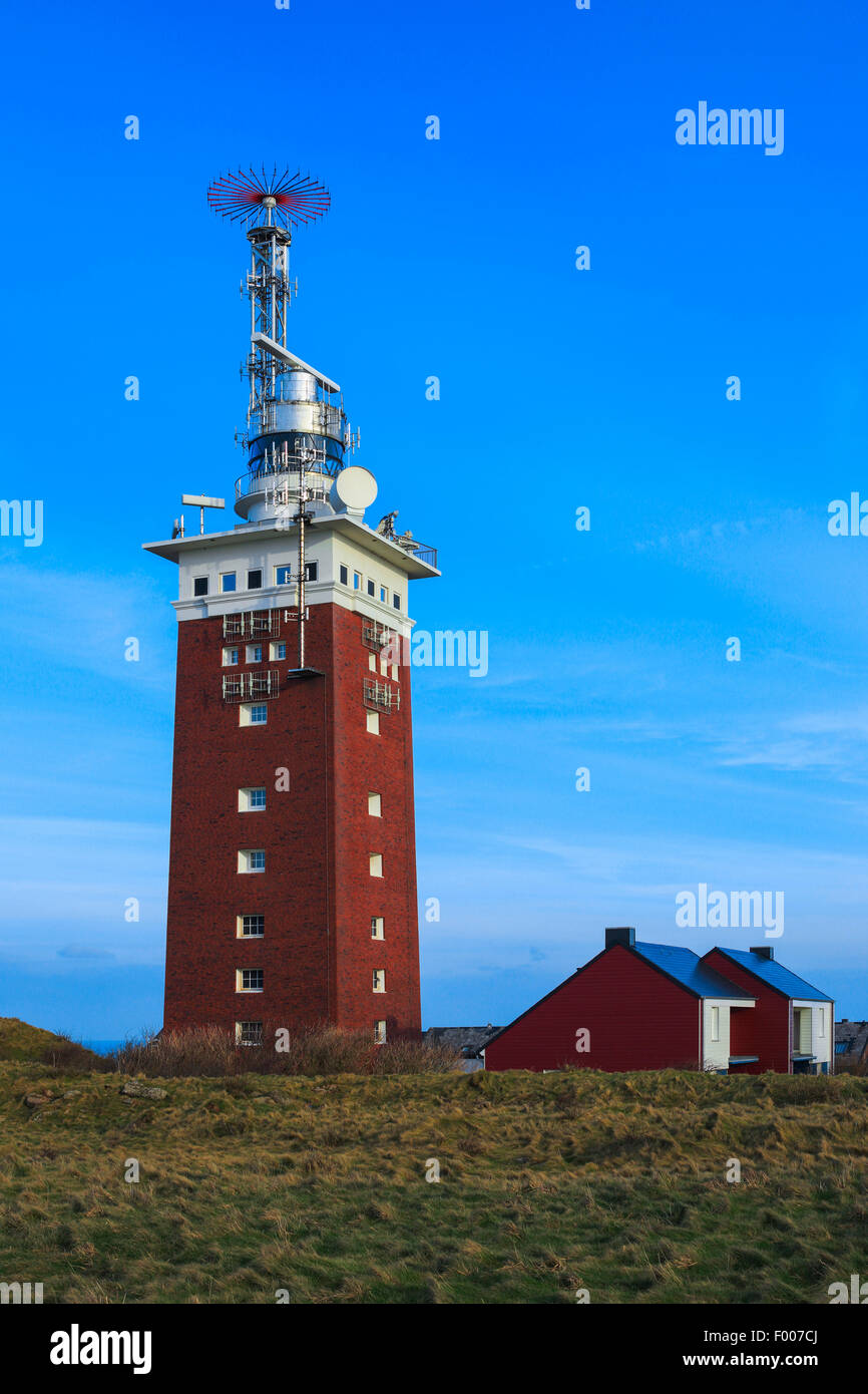 Le phare sur l'île de Helgoland, Allemagne, Schleswig-Holstein, Helgoland Banque D'Images