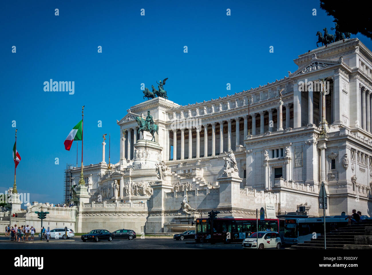 Altare della Patria ou National Monument à Victor Emmanuel II. Rome, Italie. Banque D'Images