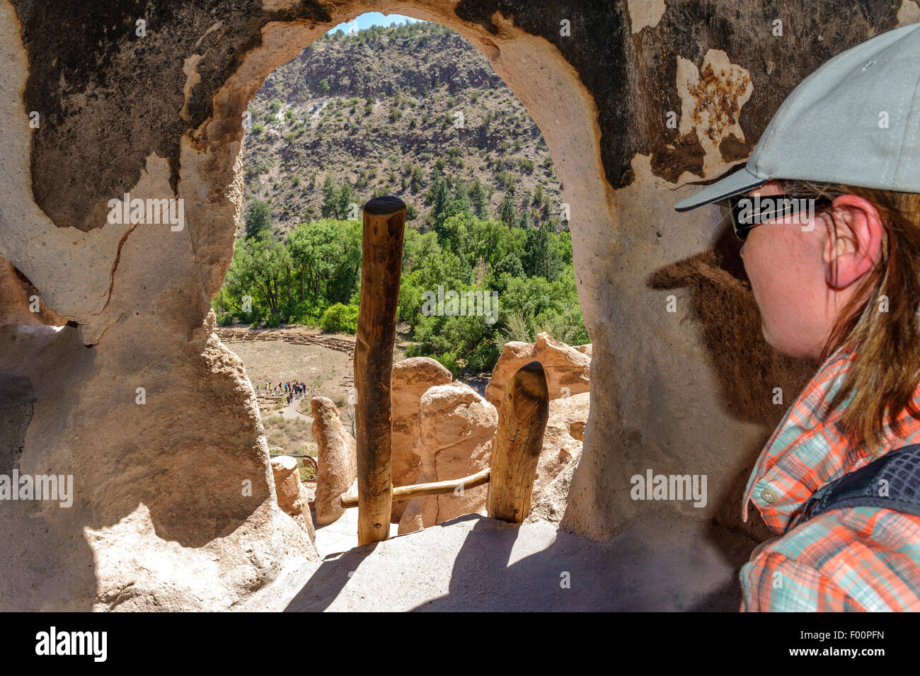 Bandelier National Monument. Los Alamos, Nouveau Mexique. USA Banque D'Images