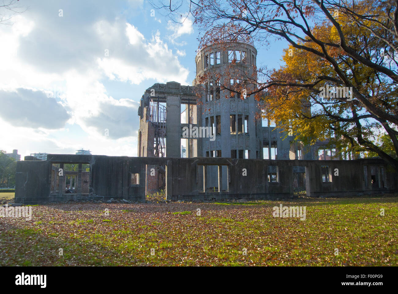 Le Mémorial de la paix d'Hiroshima, Genbaku Banque D'Images