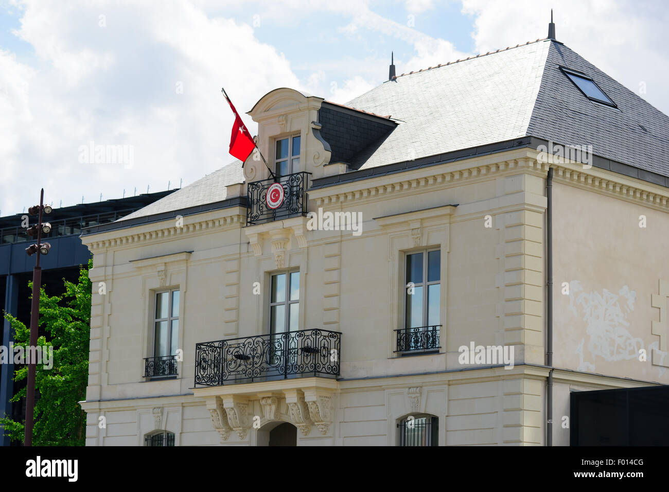 Ambassade de Turquie Nantes Banque D'Images
