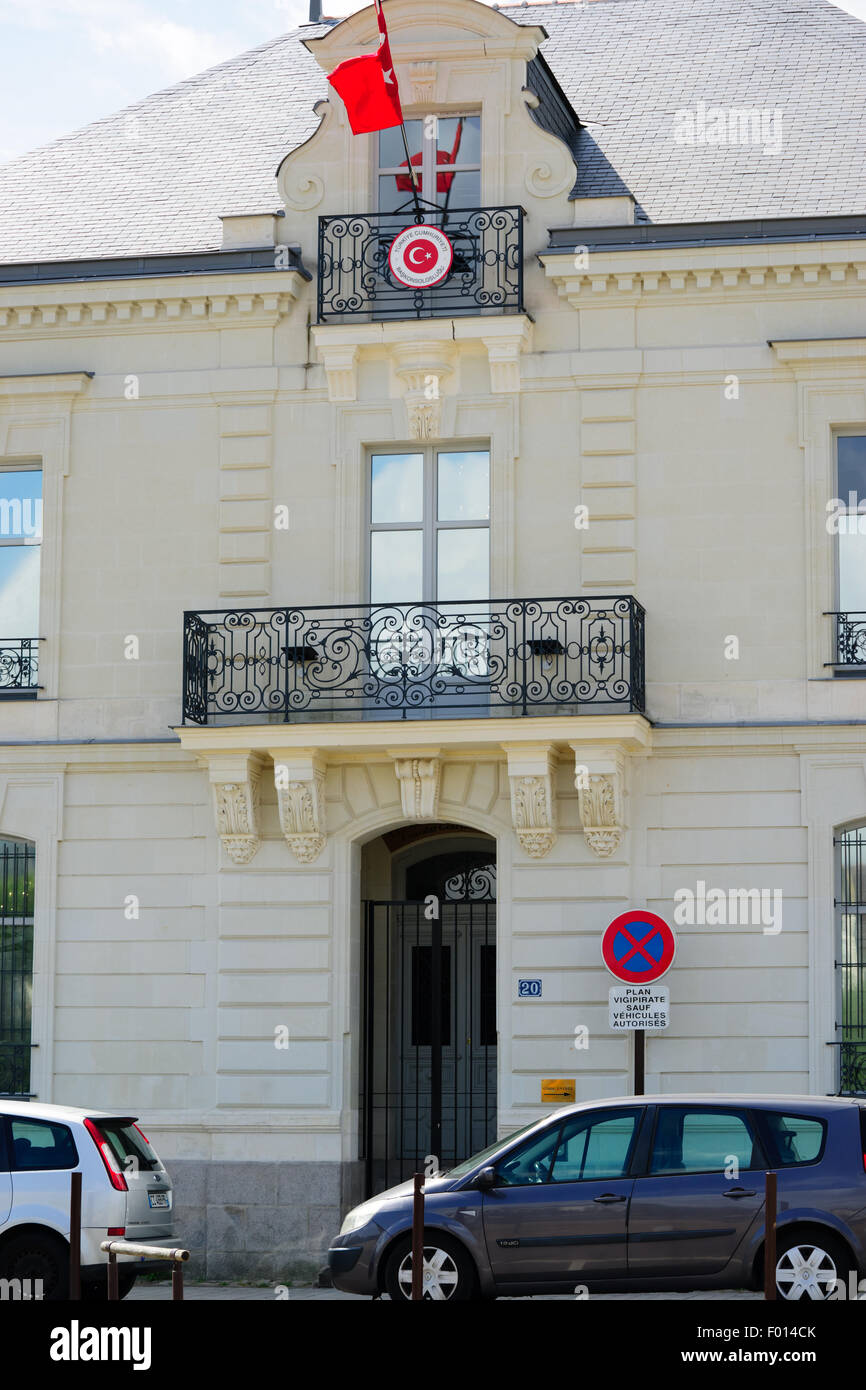 Ambassade de Turquie Nantes Banque D'Images