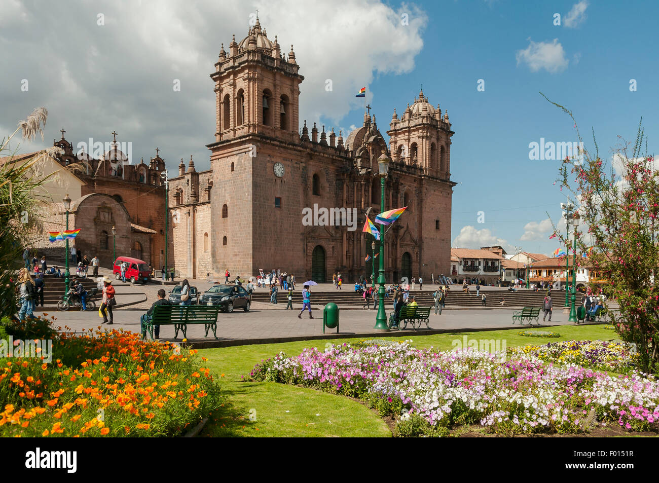 Catedral de Ascuncion de la Virgen, Cuzco, Pérou Banque D'Images