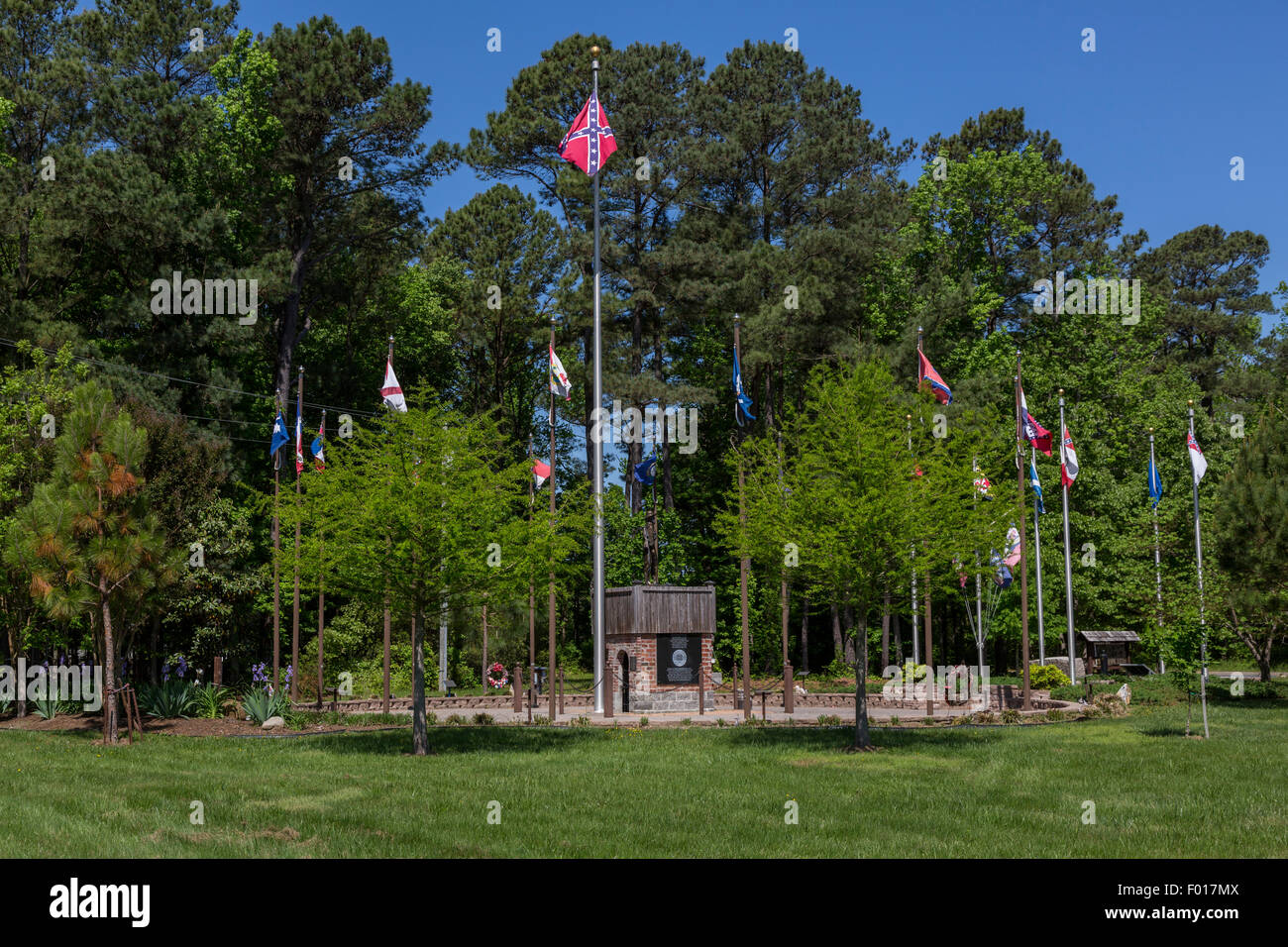 Point Lookout, Maryland, USA. American Civil War Mémorial du camp de prisonnier de guerre. Banque D'Images