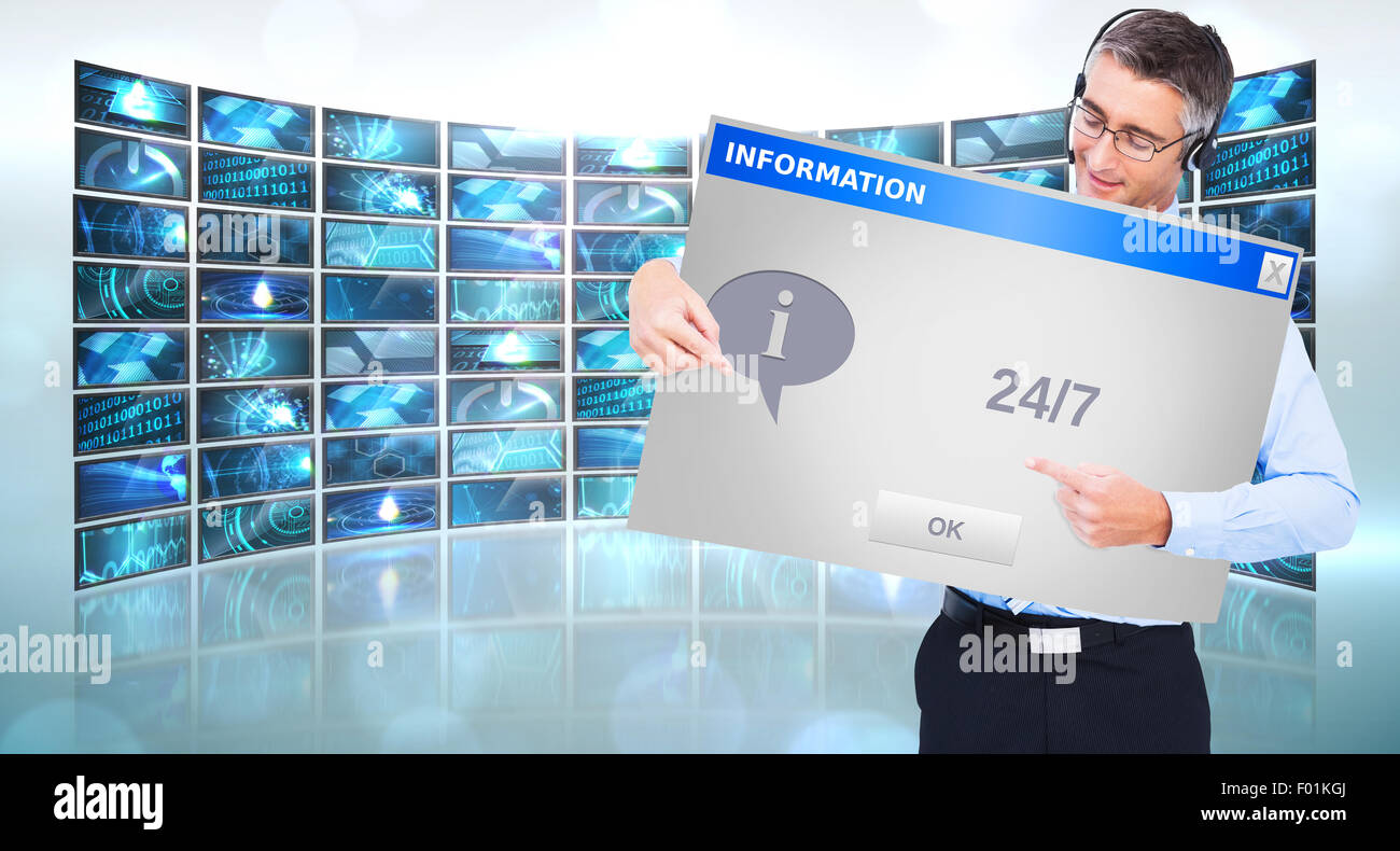 Composite image avec casque présentant un bord Banque D'Images Composite image avec casque présentant un bord Banque D'Images