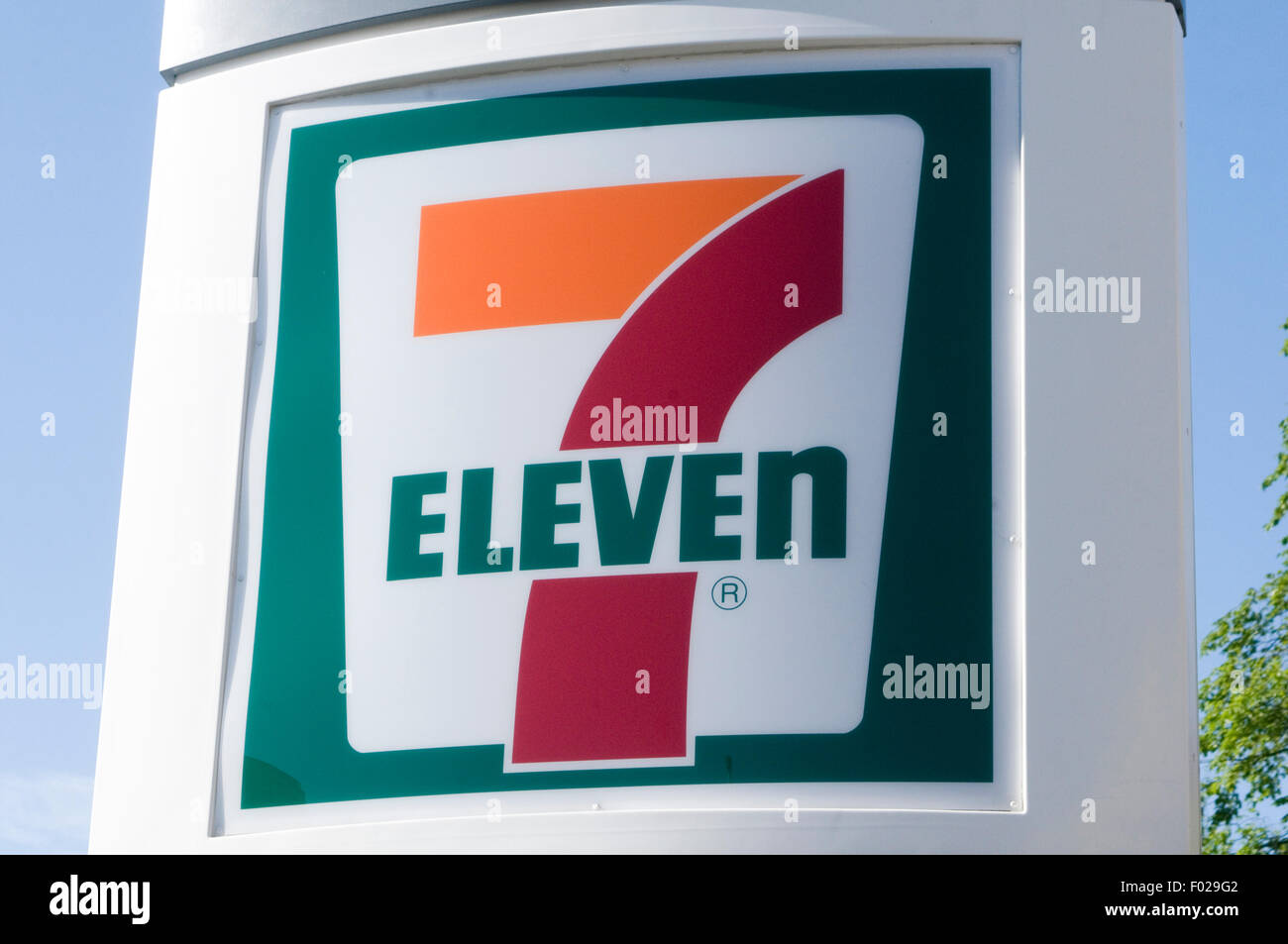 7 11 11 sept convenience store shop boutiques magasins de marque marque logo Banque D'Images