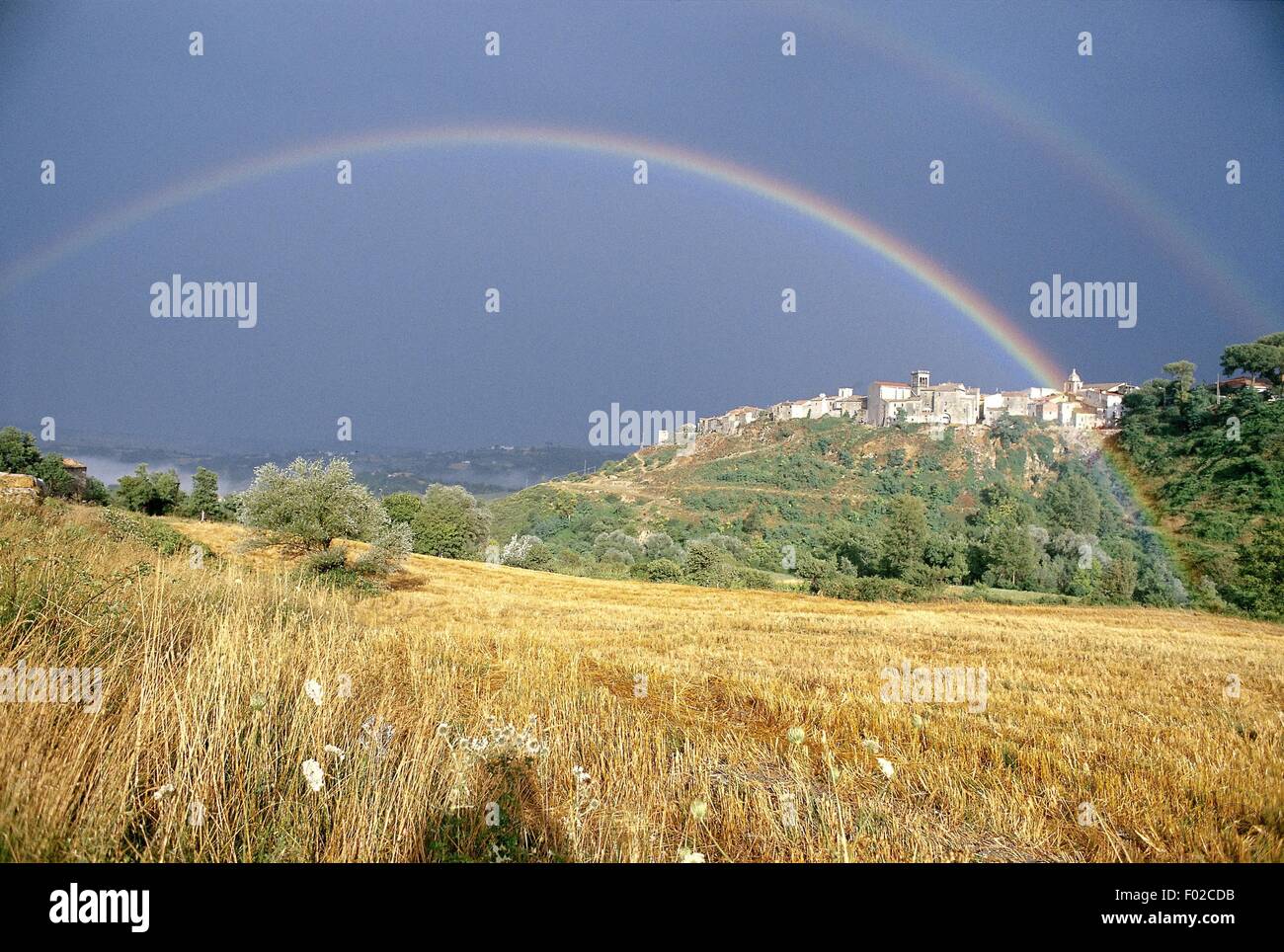 Italie - Région de Molise Isernia Isernia - (province). Rainbow Banque D'Images