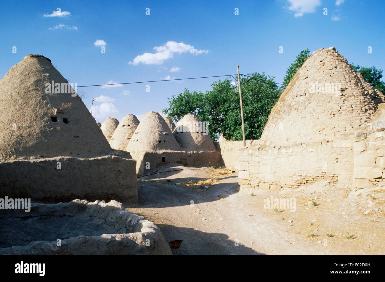 Maisons de ruche, près de Harran Altinbasak, Turquie. Banque D'Images