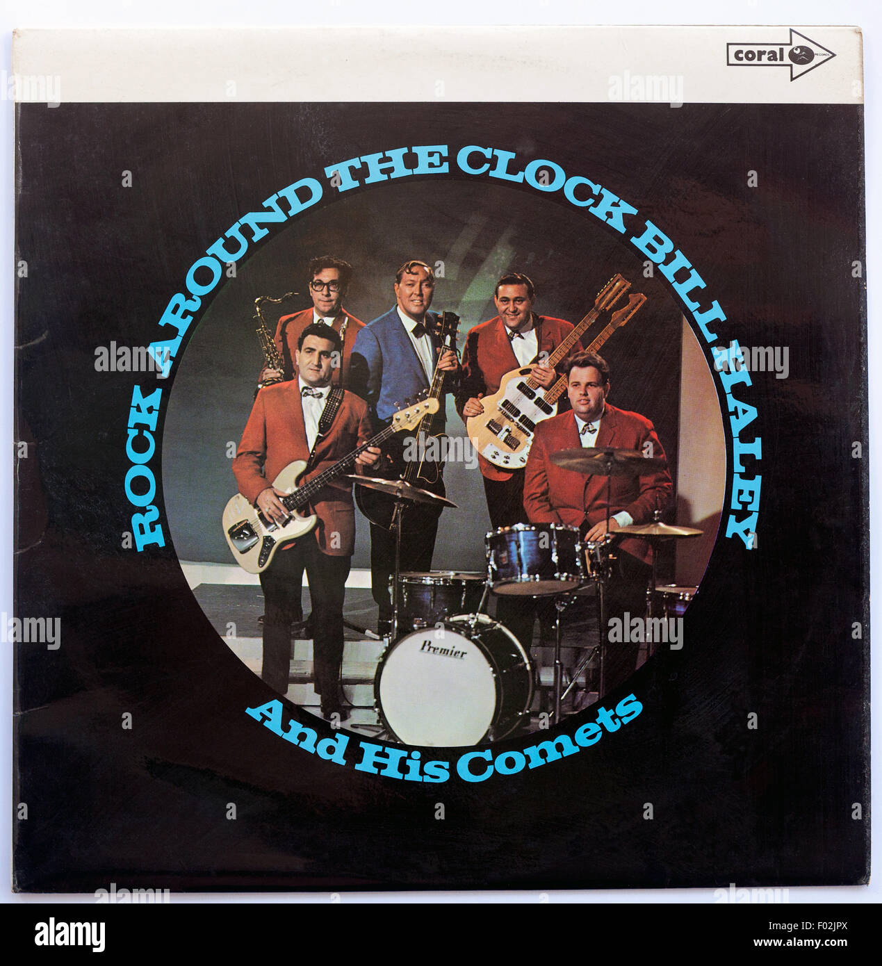 Bill Hayley et ses comètes - Rock Around the Clock, 1970 réédition de l'album sur vinyle - usage éditorial seulement Banque D'Images