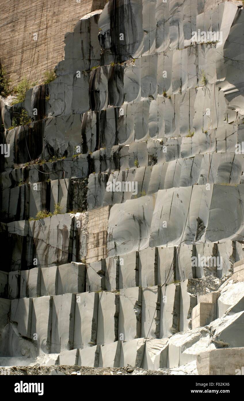 Ardoise, Valtournenche, Lombardie, Italie. Banque D'Images