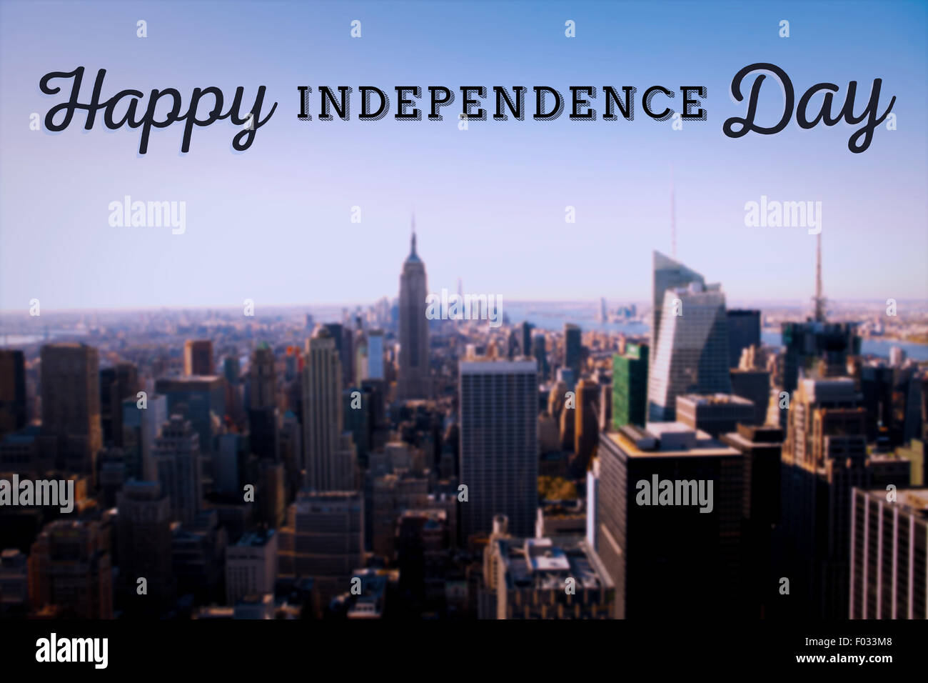 Image composite de l'indépendance jour graphic Banque D'Images