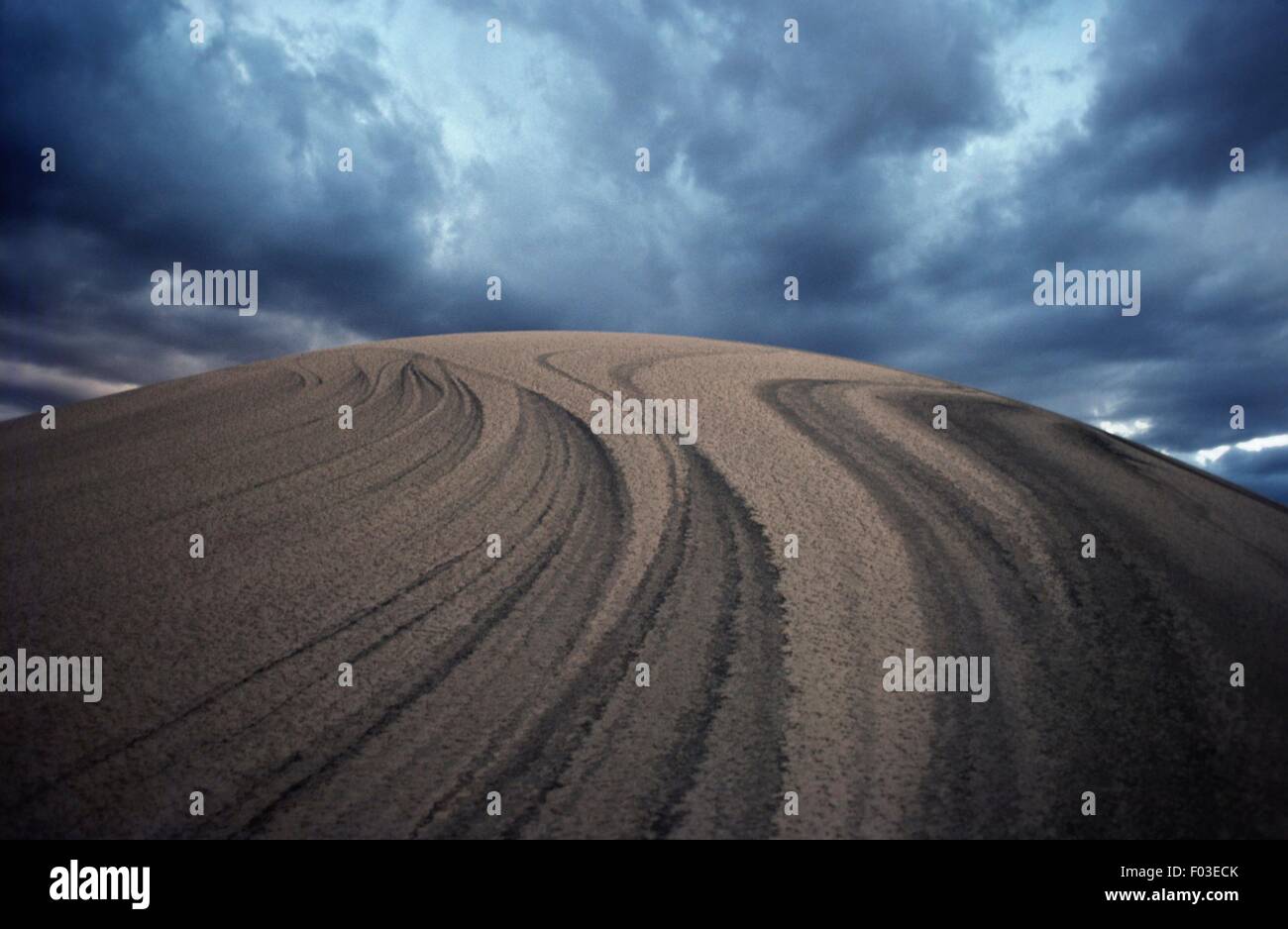 États-unis d'Amérique - Californie - La Vallée de la mort, ses dunes de sable Banque D'Images