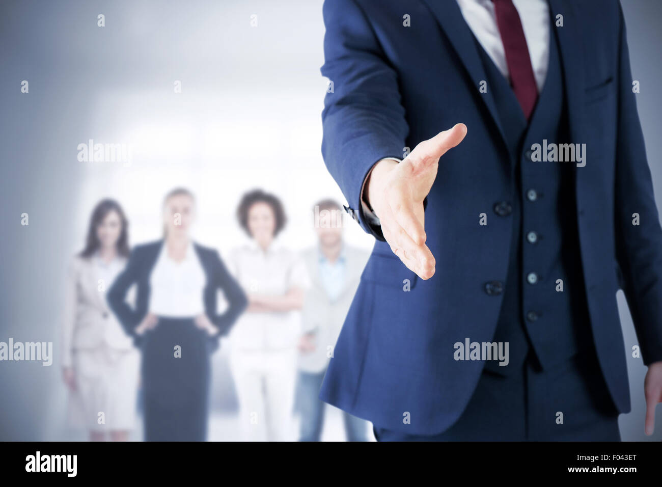 Prêt de main d'agiter Banque D'Images