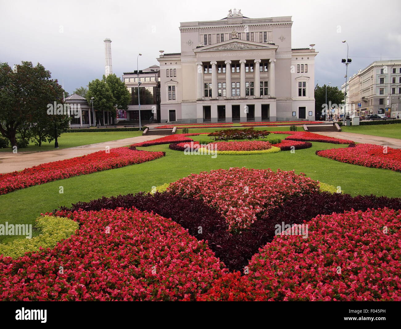 Opéra national de Lettonie (Riga) Banque D'Images