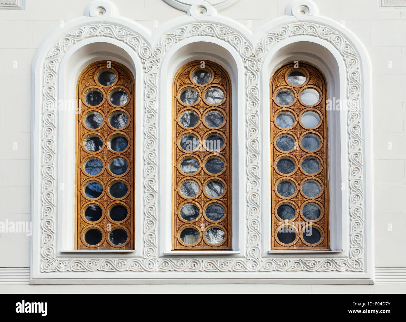 Et l'architecture de style renaissance Windows classique Banque D'Images