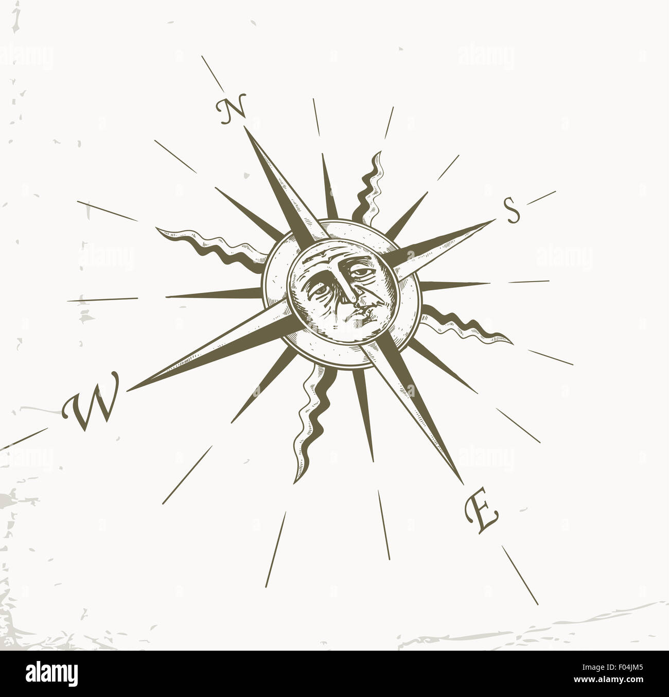 Vintage rose dimensions Banque D'Images