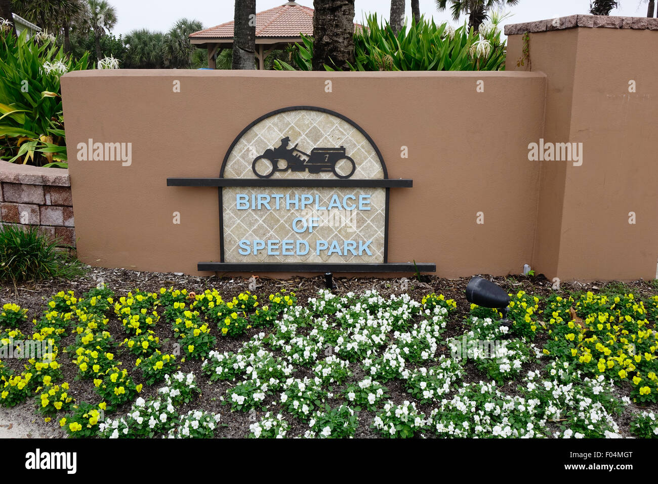 Naissance de Speed Park, Ormond Beach, en Floride. Comté de Volusia. Banque D'Images Naissance de Speed Park, Ormond Beach, en Floride. Comté de Volusia. Banque D'Images