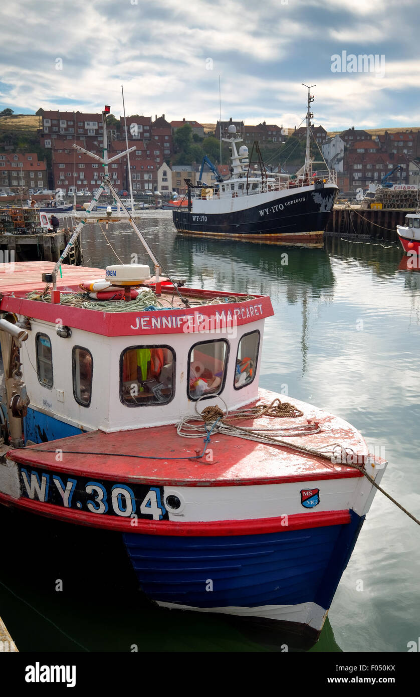 Le port de Whitby, Whitby, dans le Yorkshire, UK Banque D'Images