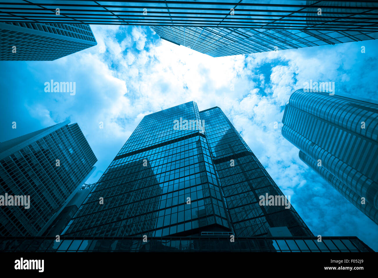 Gratte-ciel de Hong Kong Banque D'Images