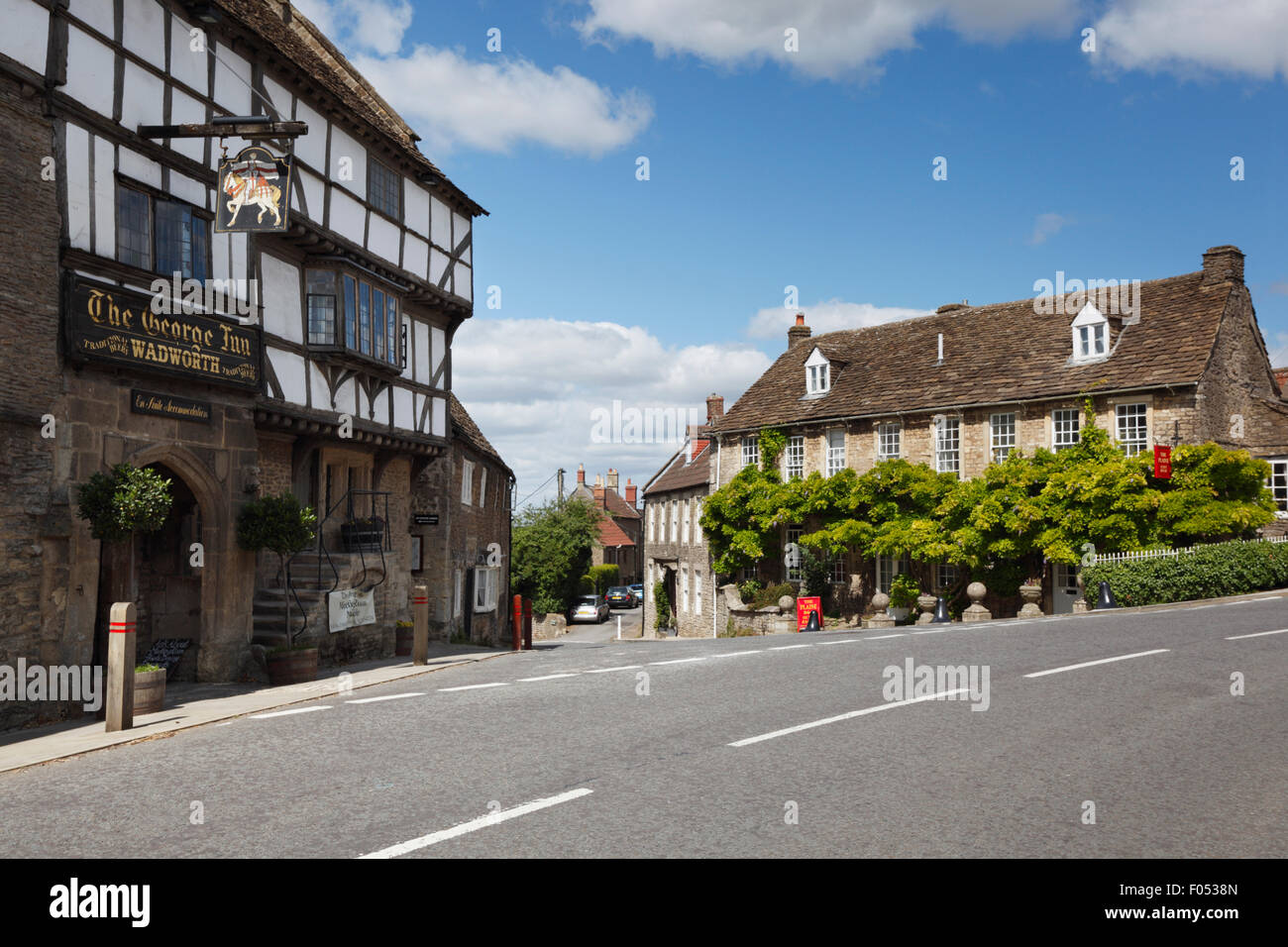 Norton St Philip. Somerset, Royaume-Uni. Banque D'Images Norton St Philip. Somerset, Royaume-Uni. Banque D'Images