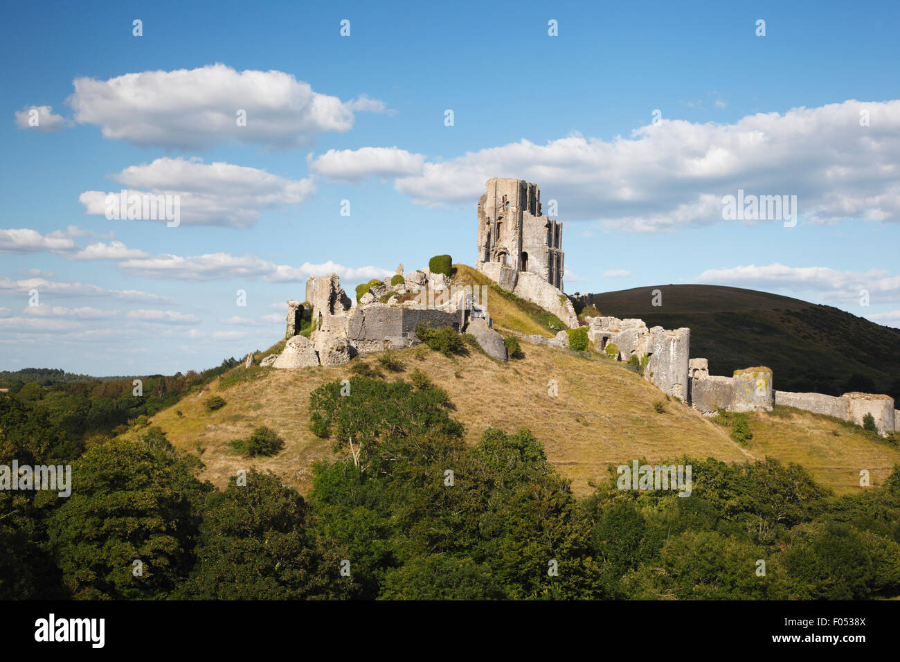 Château de Corfe. Le Dorset. UK. Banque D'Images Château de Corfe. Le Dorset. UK. Banque D'Images