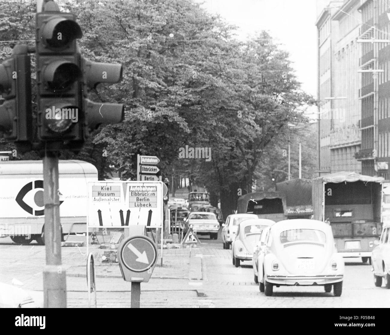 Géographie / Voyage, Allemagne, Hambourg, scènes de rue / scène de rue, circulation dans le centre-ville, années 1970, droits supplémentaires-Clearences-non disponible Banque D'Images