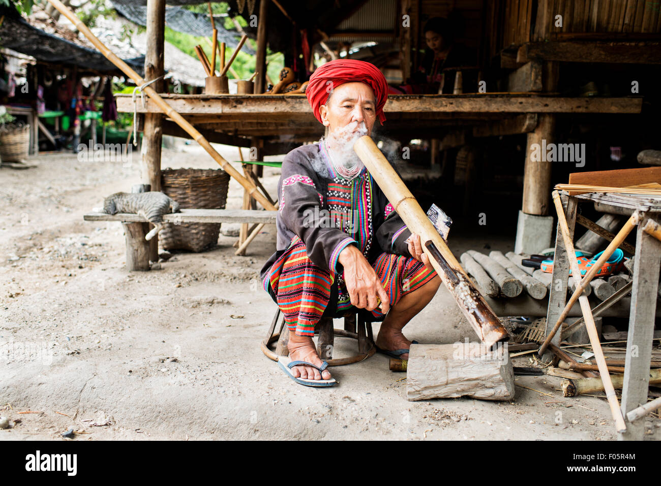 Lahu village thailand Banque de photographies et d’images à haute