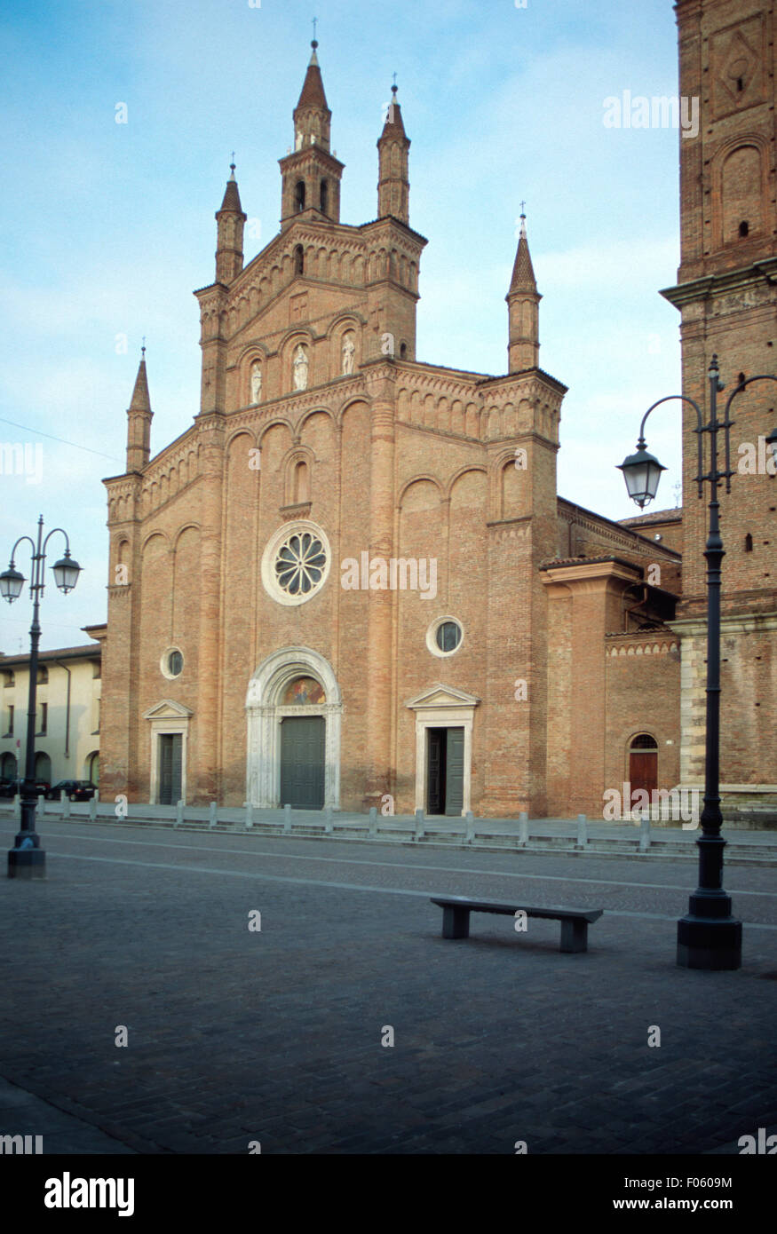 L'Italie, Lombardie, Caravage, Église San Fermo e Rustico Banque D'Images