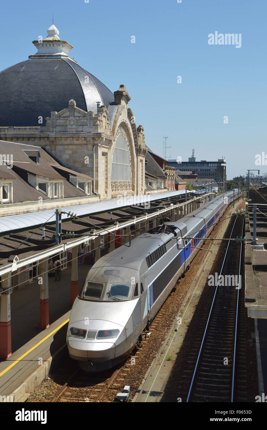 Gare Saint-Brieuc Banque D'Images