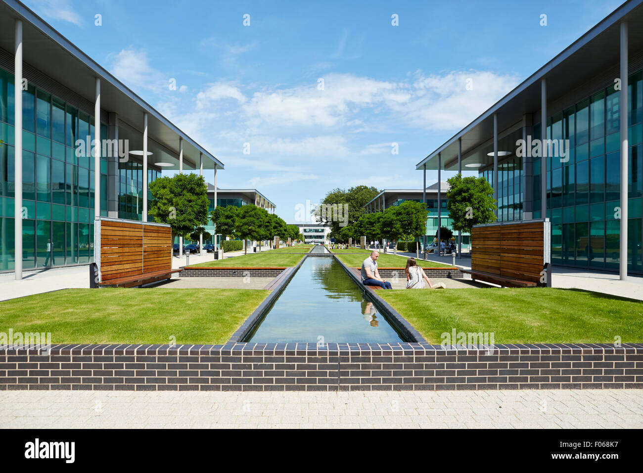 À Warrington Birchwood Bridgewater Place business park siège social logements architecte maisons vie propriétés propriété s Banque D'Images