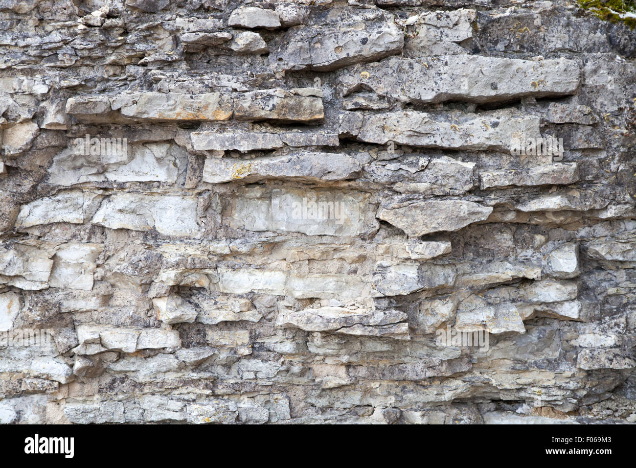 Arrière-plan de l'ancien mur de pierres naturelles. Banque D'Images