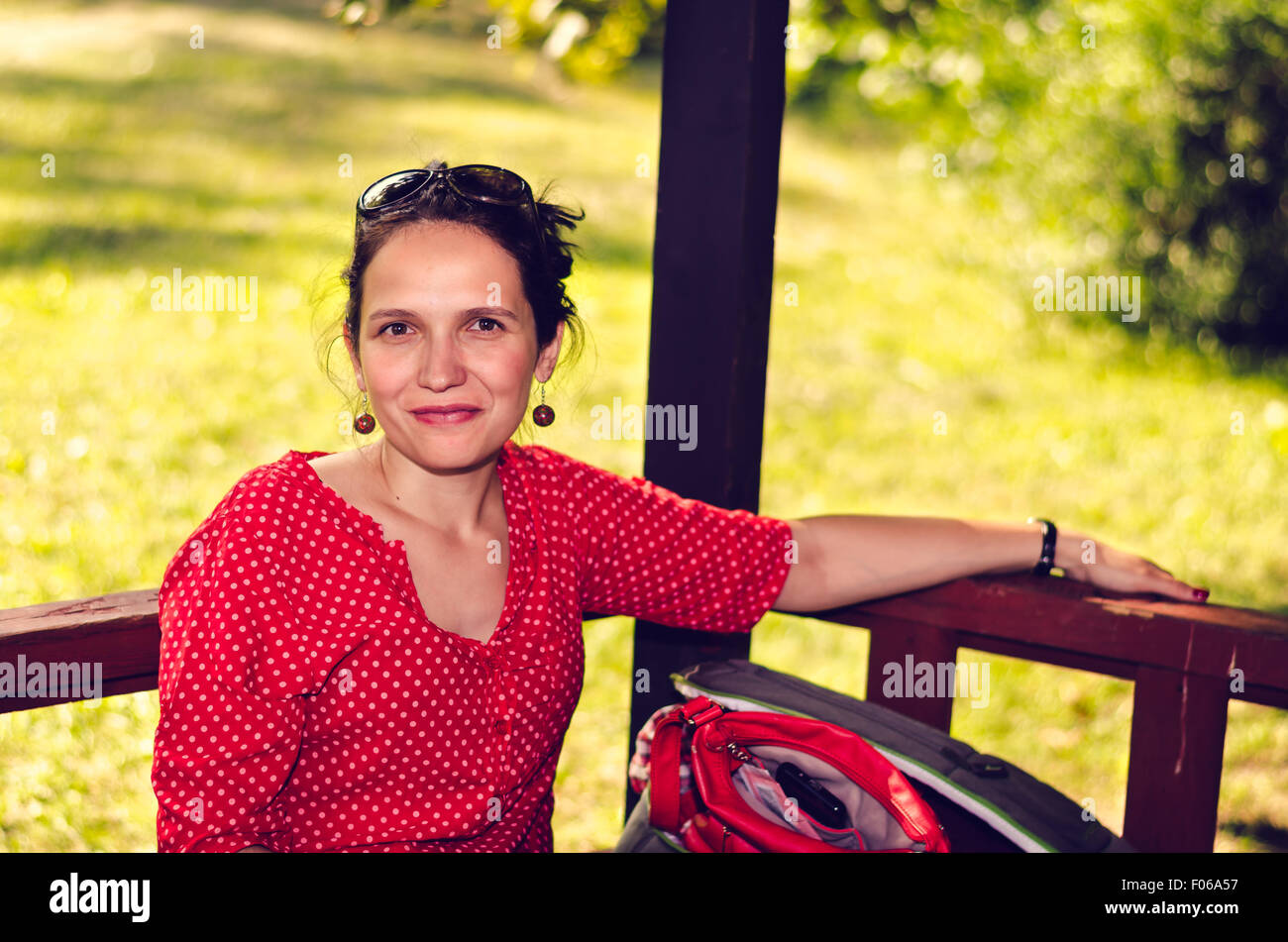 Belle fille Banque D'Images