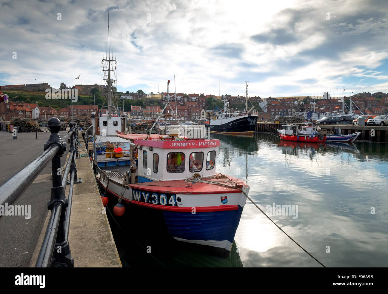 Le port de Whitby, Whitby, dans le Yorkshire, UK Banque D'Images