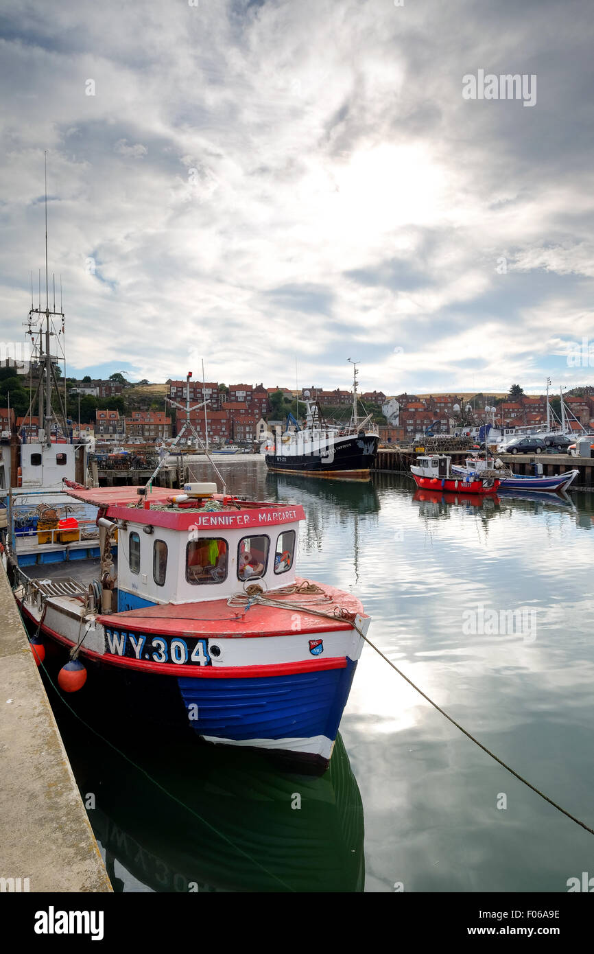 Le port de Whitby, Whitby, dans le Yorkshire, UK Banque D'Images