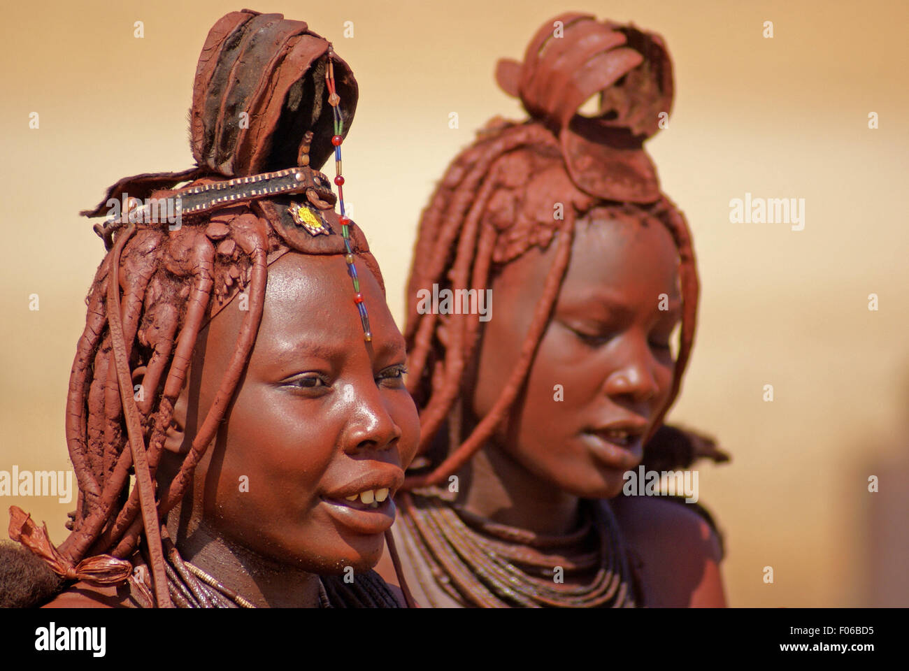 Himba filles Banque D'Images