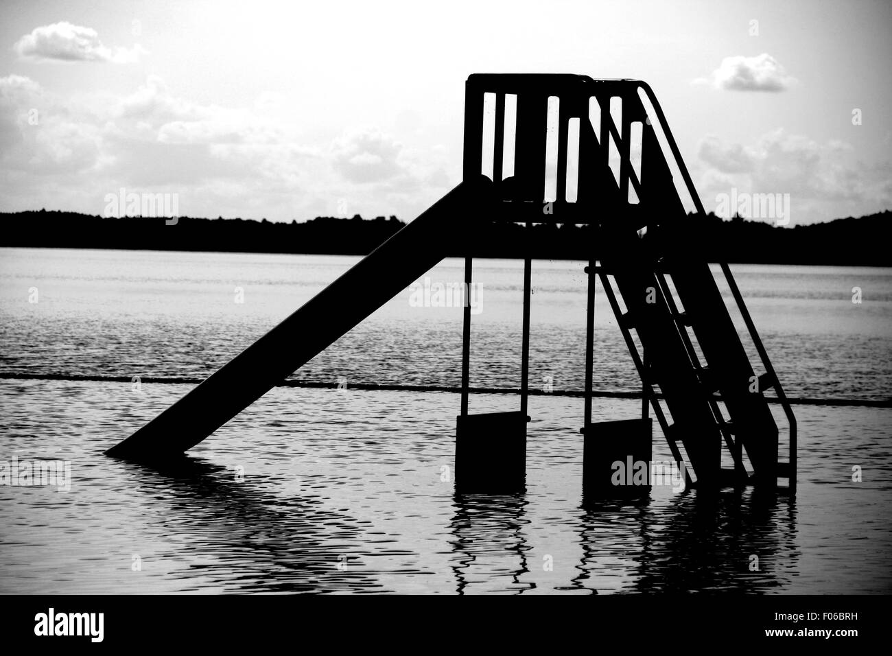 Toboggan aquatique Banque D'Images