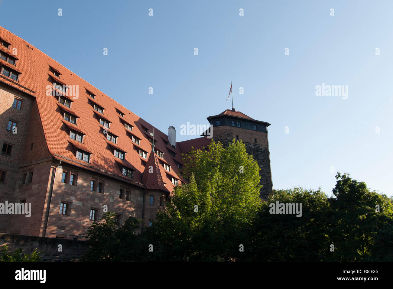 Château Kaiserburg Nuremberg Allemagne Banque D'Images