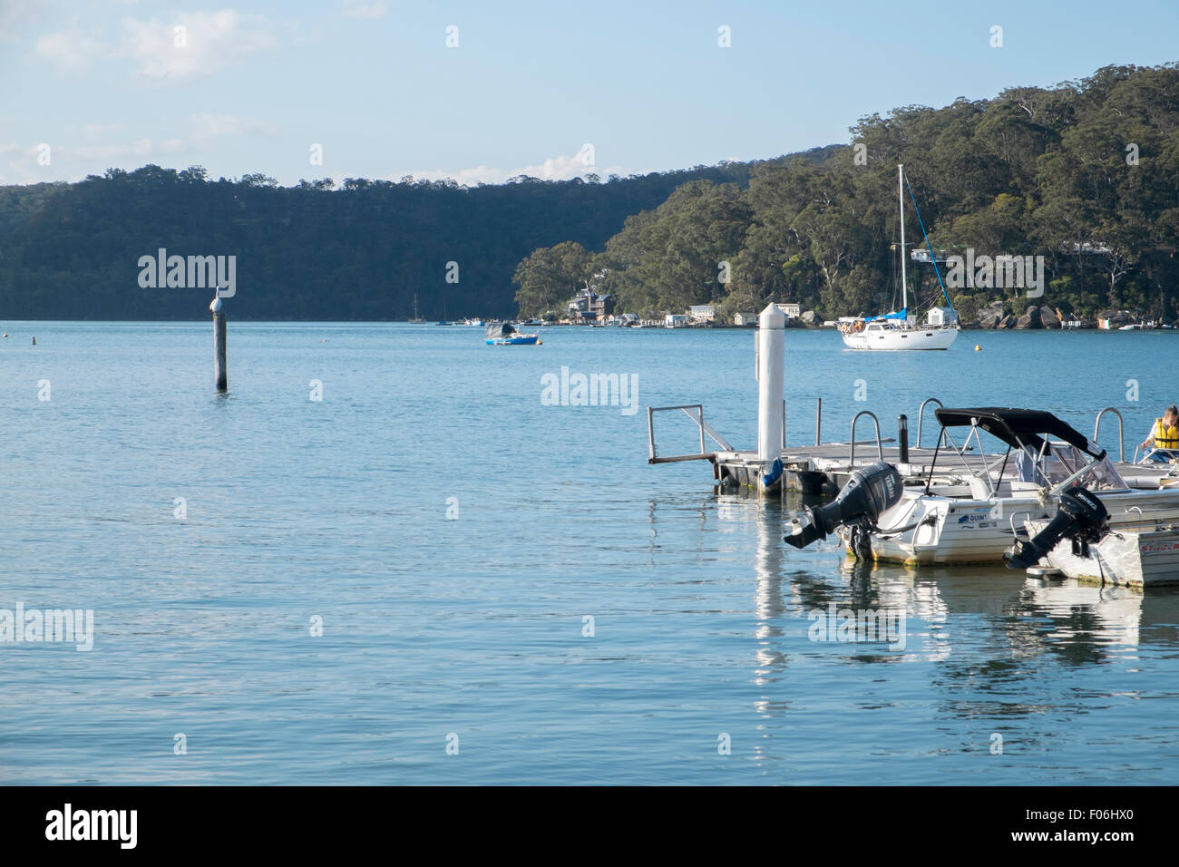 Hawkesbury river Brooklyn à New South Wales, Australie Banque D'Images