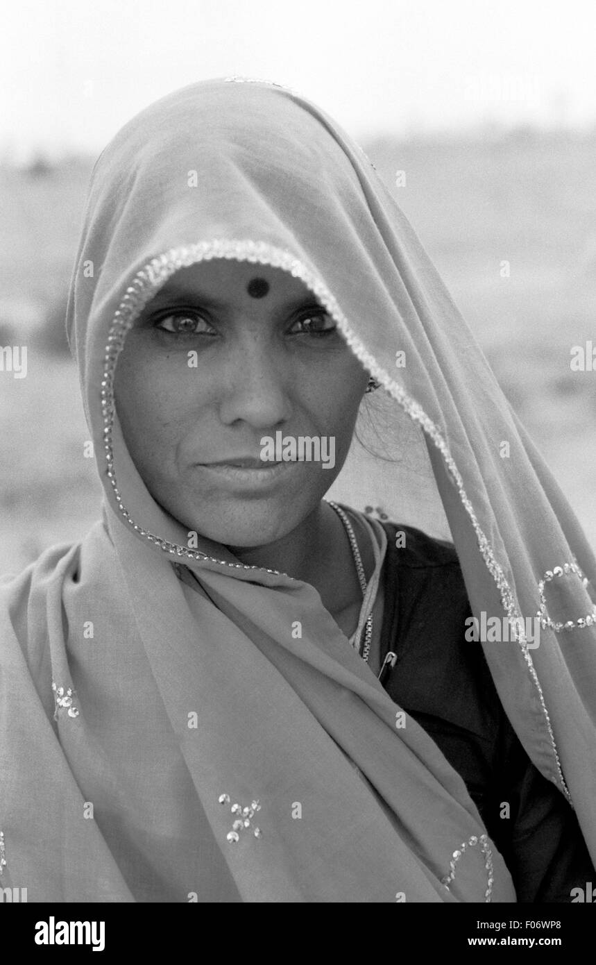 Femme indienne brian mcguire Banque D'Images